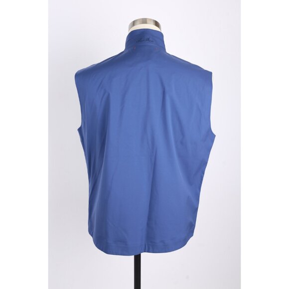 $1,950 Loro Piana Waterproof Green Storm System Vest SZ L Blue NWT - Picture 4 of 10